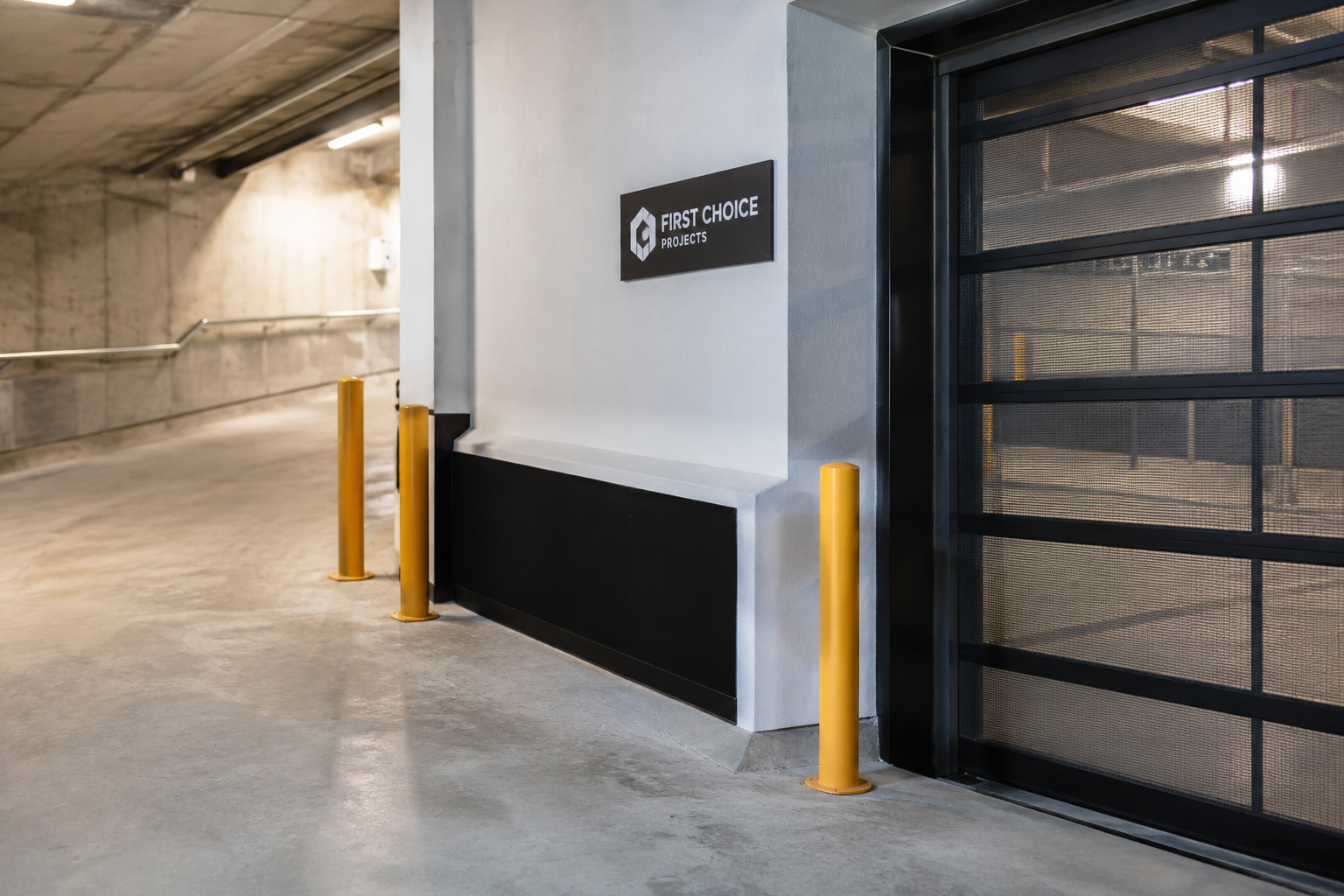 Bollard installation for apartment complexes and strata